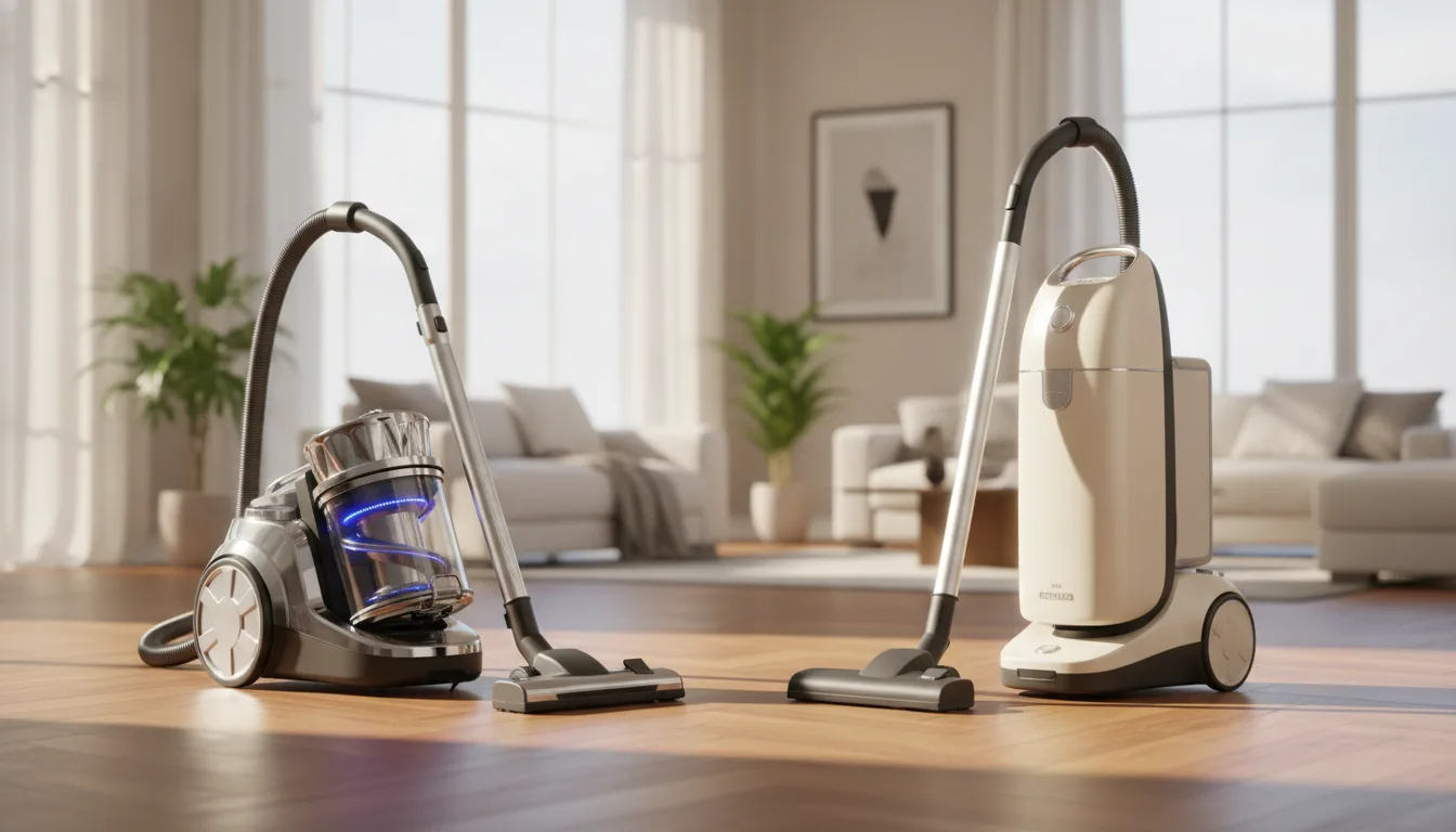 جاروبرقی کیسه ای یا مخزن دار